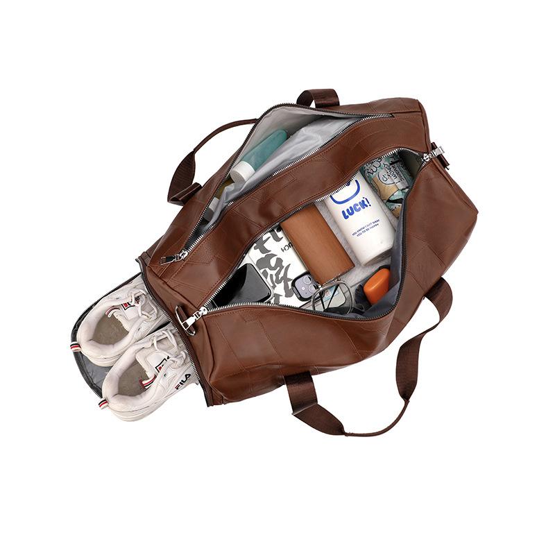 Men's Travel Bag Business Commuter Handbag Short Trip Luggage Bag Wet and Dry Separation Large Capacity Sports Yoga Gym Bag