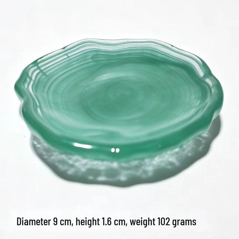 Glacier Glass Dessert & Snack Plate Set
