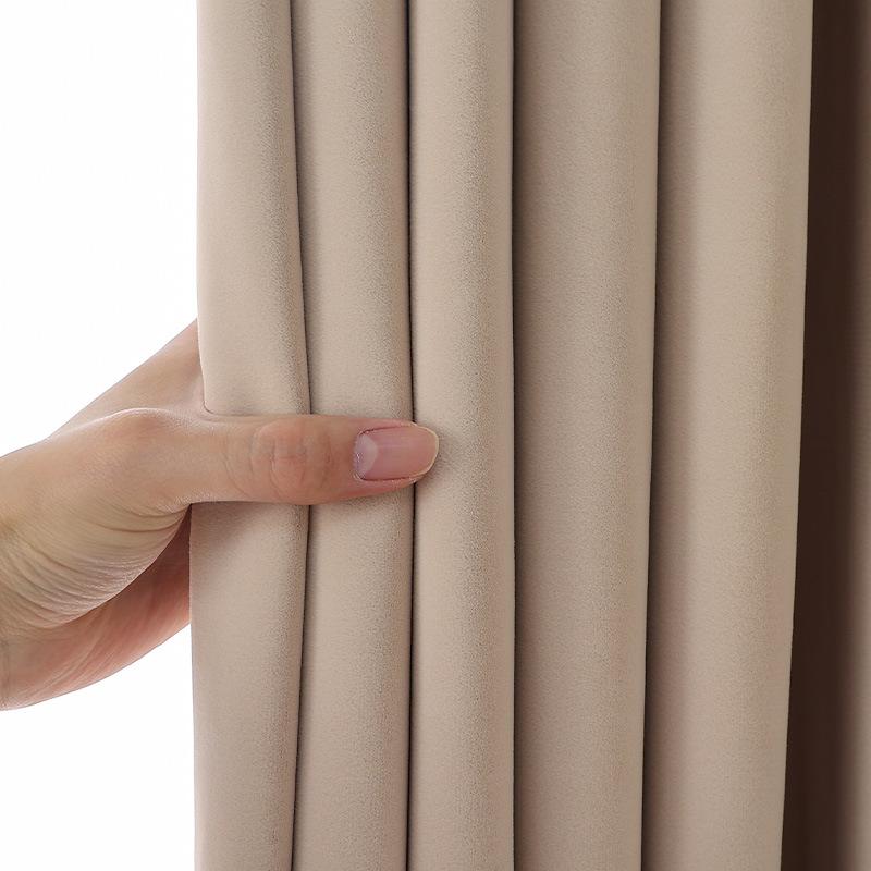 French Retro Light Luxury Australian Cashmere Full Blackout Curtains Fabric Heat Insulation Sun Protection Bedroom Living Room Curtains