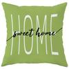 Spring Theme Pillow Cover Fresh and Warm Wind Green Bird Floral Print Pillowcase Sofa Chair Cushion Suite Decoration