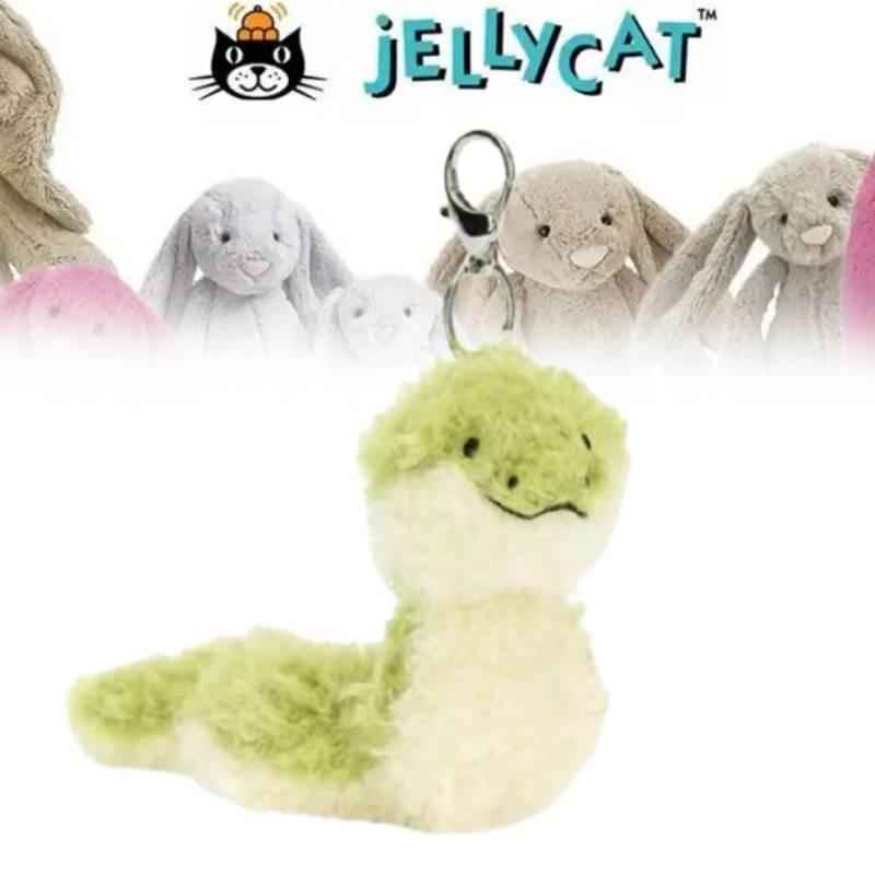 Trendy Jc24 Snake Keychain Soft Pp Cotton Plush Pendant Attractive Snake Doll
