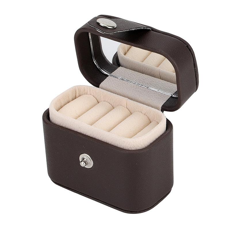 Jewelry Storage Box With Leather Material For Gift Travel Organizer