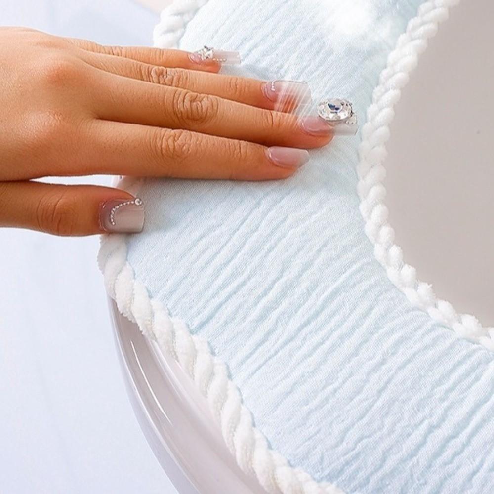 U-Shaped Toilet Seat Cover Breathable Toilet Seat Cushion Reusable Closestool Cover  Bathroom