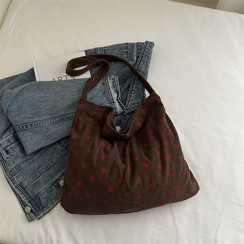 

Summer simple shoulder bag, college student class bag, women s 2024 new model, popular this year, large-capacity tote bag