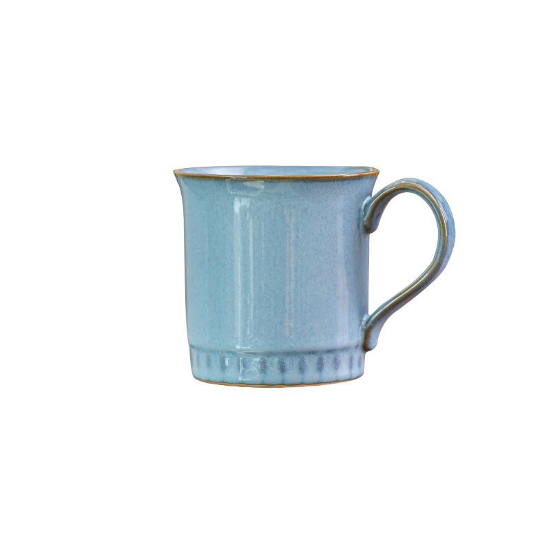 Nordic Ceramic Coffee Cup Latte Latte Flower Afternoon Tea Cup High Value Household Water Cup Mug