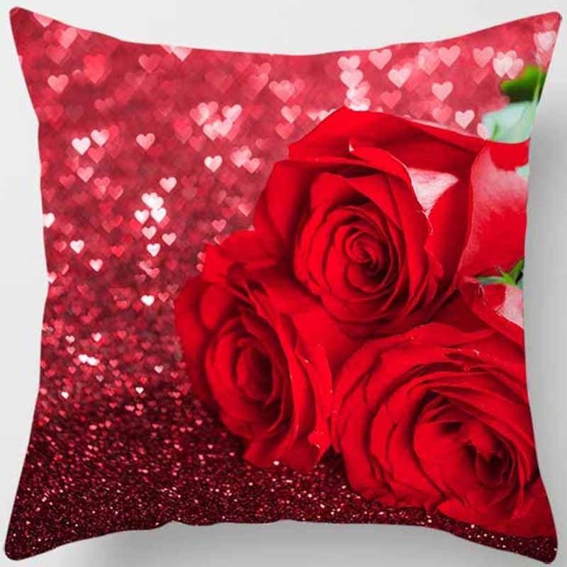 Love Warm Clothes Printed Pillowcase Home Decoration Office Supplies Car Seat Cushion