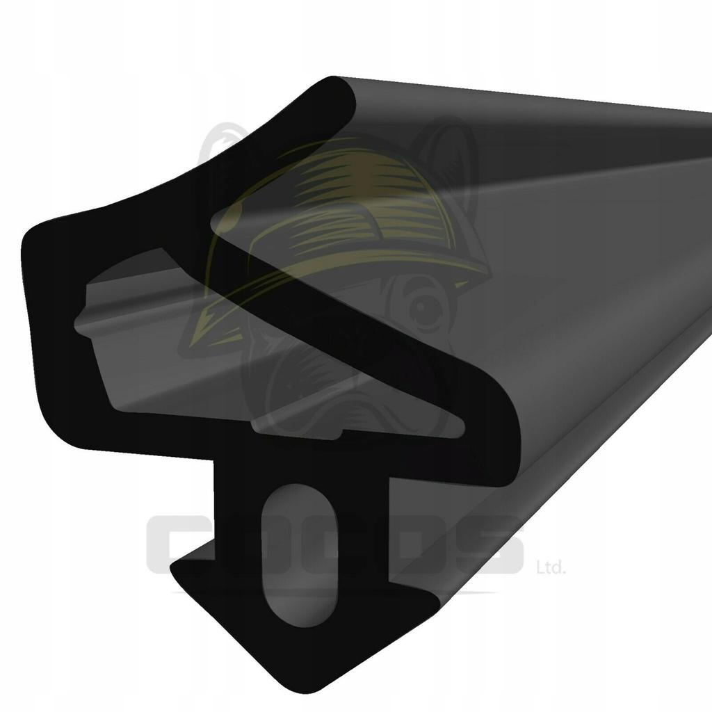 Seal for PVC windows S-1251 SALAMANDER BLACK 1m