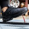 Chaussures de travail Légères Antidérapantes Baskets à embout acier Légères Anti-perforation Résistantes à l'usure Bottes pour homme pour chantier de construction