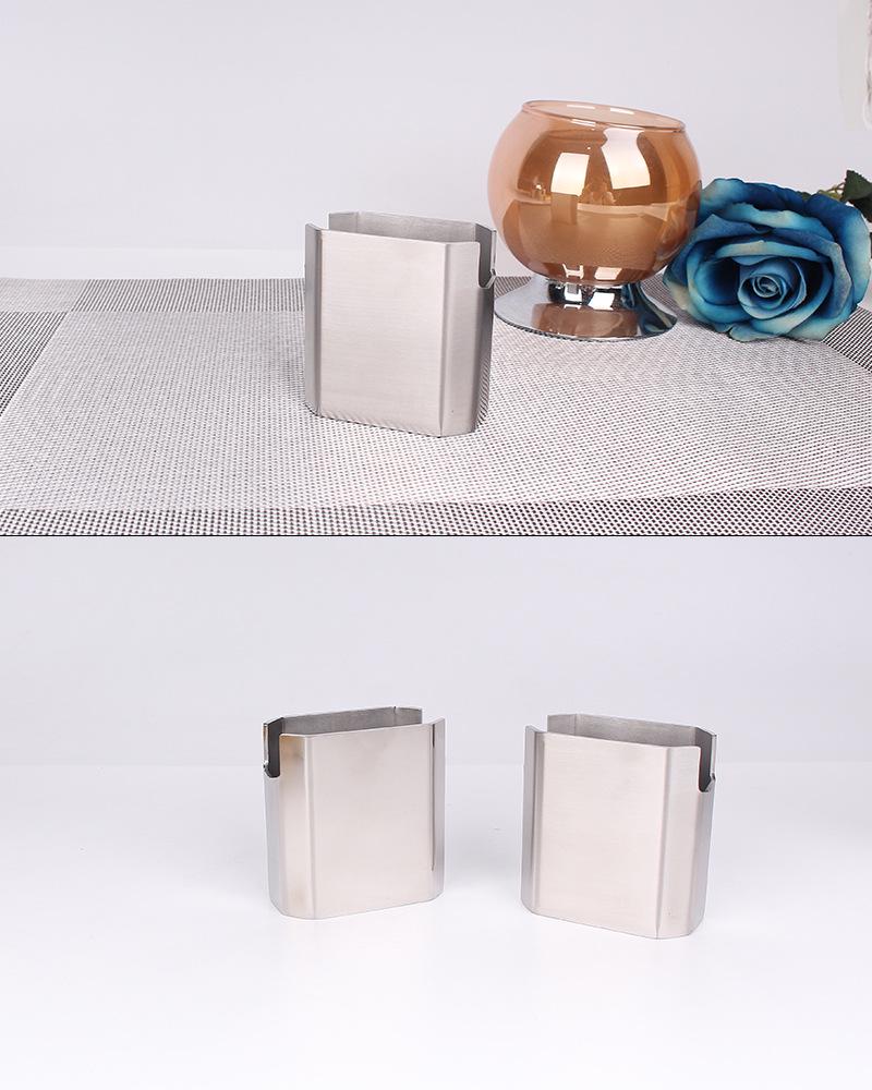 U-shaped Minimalist Napkin Holder for Dining Table, Vertical Paper Towel Holder for Restaurants, Coffee Shops, Hotels, and Western Dining.