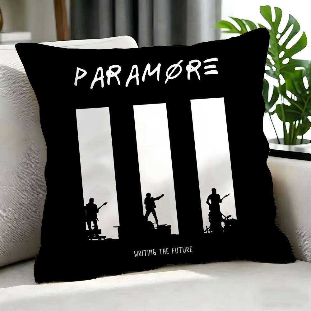 Rock Paramore Cushion Cover Cushion Cover Set 4Pcs 50X50 45X45 40X40 Pillowcase Decorative Sofa Home Decor