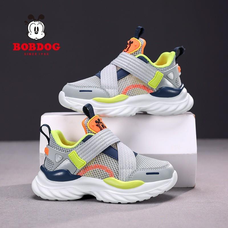 Bobdog Boys  shoes Hollow Mesh Breathable Children s Sneakers Boys  Lightweight Running Shoes US 10.5