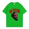 Hot New The Worm Dennis RodUnisex Graphic Tees Unisex Women Hip Hop Tshirt Boys Basketball Tshirt Male Loose T Shirts Unisex Streetwear