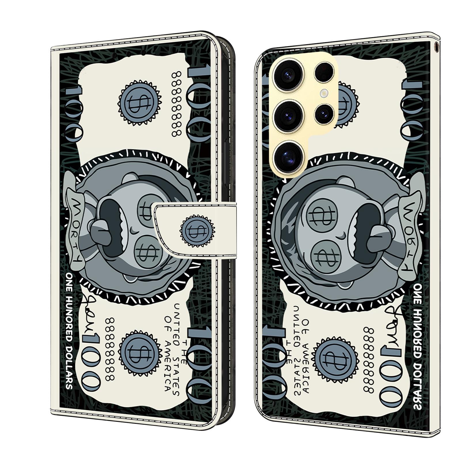

Чехол-книжка из искусственной кожи с рисунком доллара для iPhone Samsung Huawei Honor Google Redmi Xiaomi LG Motorola Sony Nokia Oneplus Oppo