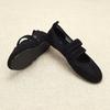 Fashion Bla Ballet Flat oes Women's Soft Bot Me round Toe Double Strap Mary Janes Hollow out Faionable Summer Flats