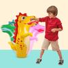 Inflatable Bounce-Back Punching Toy Rebound Type Dinosaur Model Blow Up Boxing Standing Sandbag Sport Activity Interactive Toy