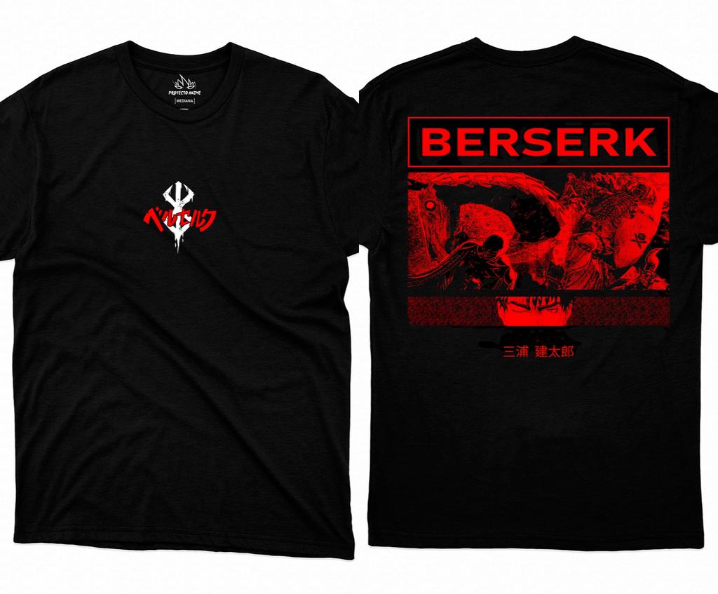 Oversized Y2k Top Classic Japanese Anime Berserk Graphic T-shirt Men Women Tee Casual Comfort Cotton Loose Female Male Clothing