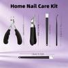 Xiaomi 2/5 Pcs Set Professional Ingrown Toenail Clipper Pedicure Kit Stainless Steel Sharp Nail Nipper, Nail File Household Manicure