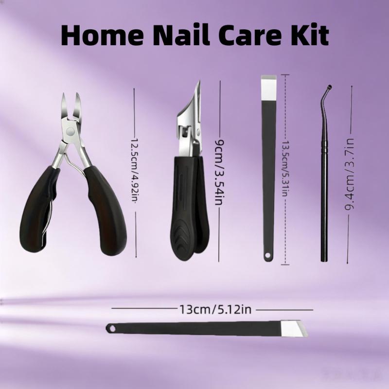 Xiaomi 2/5 Pcs Set Professional Ingrown Toenail Clipper Pedicure Kit Stainless Steel Sharp Nail Nipper, Nail File Household Manicure