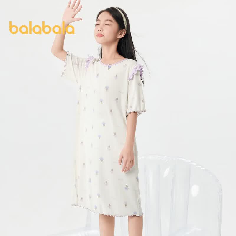 

Balabala Girls Summer Nightgown 110