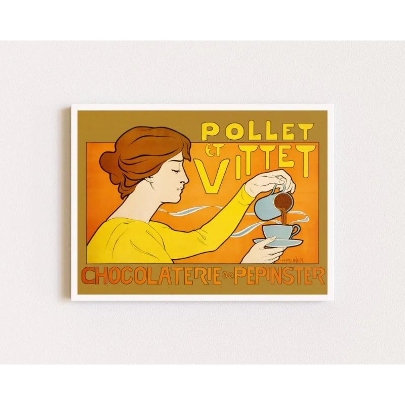 

French Food Kitchen Poster Canvas Painting Foods Aesthetic Wall Decor Poster Vintage Wine Restaurant Kitchen Food Print Decor 21cm×30cm NoFrame