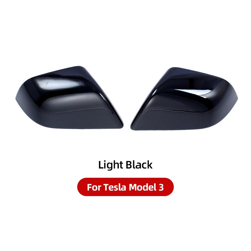 Nou 1 Pereche Capac Oglindă Laterală Ușă Mașină ABS Capac Oglindă Retrovizoare Adeziv Pentru Tesla Model 3 Model Y 2021-2024 Accesorii Auto Exterior