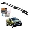 Roof Rails OPEL VIVARO RENAULT TRAFIC FIAT TALENTO 2014 SHORT BLACK