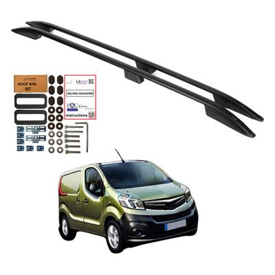 Střešní nosiče OPEL VIVARO RENAULT TRAFIC FIAT TALENTO 2014 KRÁTKÉ ČERNÉ