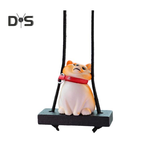 Hund Auto Hängendes Ornament Niedliche Hundeform Rückspiegel Hängendes Auto Klimaanlage Innenzubehör