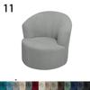 Swivel Barrel Chair Cover All-inclusive Accent Chair Cover Living Room Office Modern Simple Swivel Bucket Arm Chair Cover