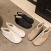 Fashion Winter Flat Ankle Boots Vintage Fashion Women's Snow Boots Waterproof Warm Suede Warm Plush Fashion Women's Casual Cotton Boots
