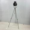 Nautical Nickel Finish and Black Wood Searchlight Chrome Tripod Home Décor Nautical Collectible Spotlight Floor Lamp