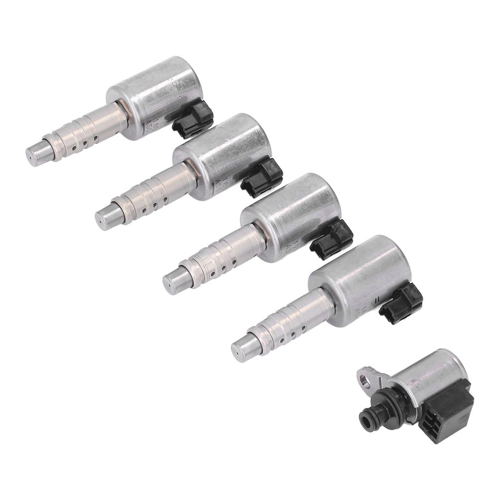 5PCS CVT Transmission Valve Solenoid Kit JF017E Replacement for TEANA 2012‑14 L4 2.0L 2.5L V6 2.5L