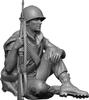 H3 Model 1/16 Scale Modern American Vietnam War Rifleman Resting Position 3D Printer Kit HS16103 (Human)