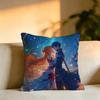 Anime SSword Art Online Pillow Case Square DoubleSided Sofa Cushion Cover Bedroom Bedside Pillow