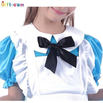 Halloween Masquerade Costume Girls Mesh Splicing Dress Cinderella Dress Princess Lace Dress