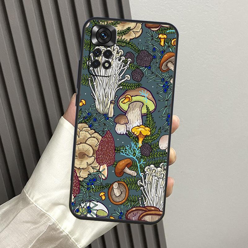Mushroom Forest Case For Xiaomi Redmi Note 10 Pro Note 11 8 9 12 Pro 11S 10S 8T Redmi 10C 12C 9C 9T Cover