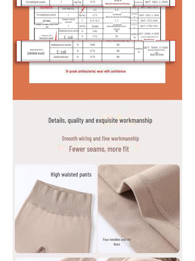 Women's Antibacterial German Velvet Slim Knitted High-Waist Autumn Winter Pants