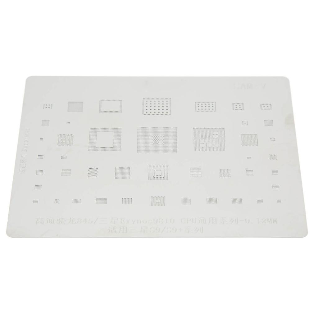 Phone Tin Reballing Stencil Accurate Positioning CPU Tin Planting Template for Samsung S9 Series