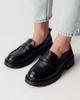 Klassische Loafer Allsy 197365 40 schwarzes Leder