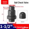 Rongsheng UPVC Ball Check Valve, JIS Standard