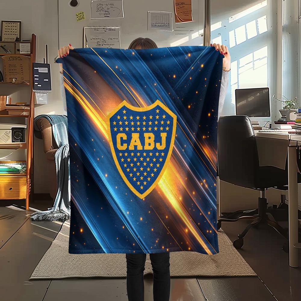 Club Atletico Boca Juniors Flannel Blanket, High quality Comfortable for All Seasons, Home Decor, Warmth and Comfort