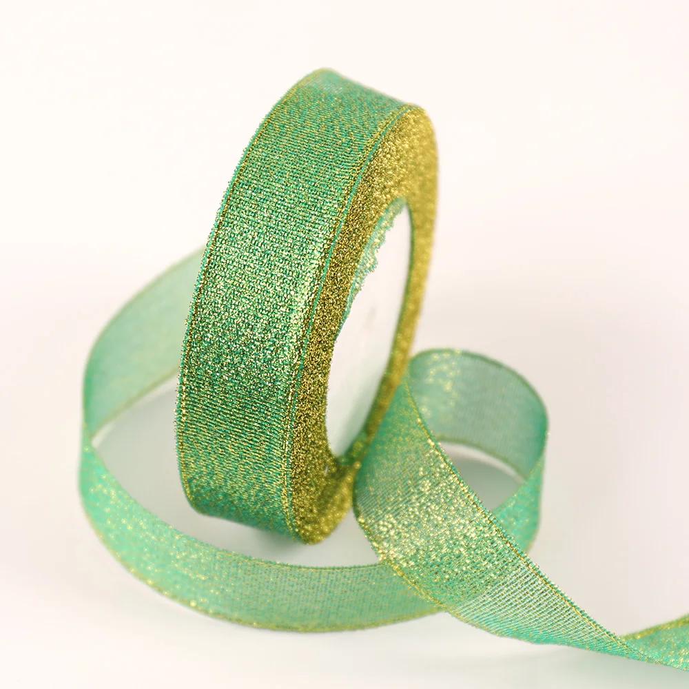 25yards 20mm Colorful Onion Glitter Ribbon for Gift Packaging Webbing Christmas Wedding Decoration Supplies Handmade Ribbons