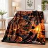 Dragon Ball Flannel Throw Blanket Soft Warm Cozy For Sofa Bed Indoor Home Bedroom Use