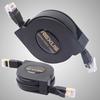 6.6/4.9/3.3 Ft Cat 6 Twisted Pair 7 Cat Network Ethernet Patch Cable Retractable