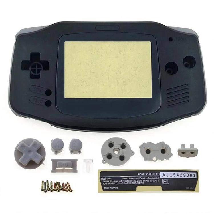 AGB-001 Older Handheld Repair Housing Kit with Shell Openings, Contact Layers and Screw Set for Service Stock Needs Daily