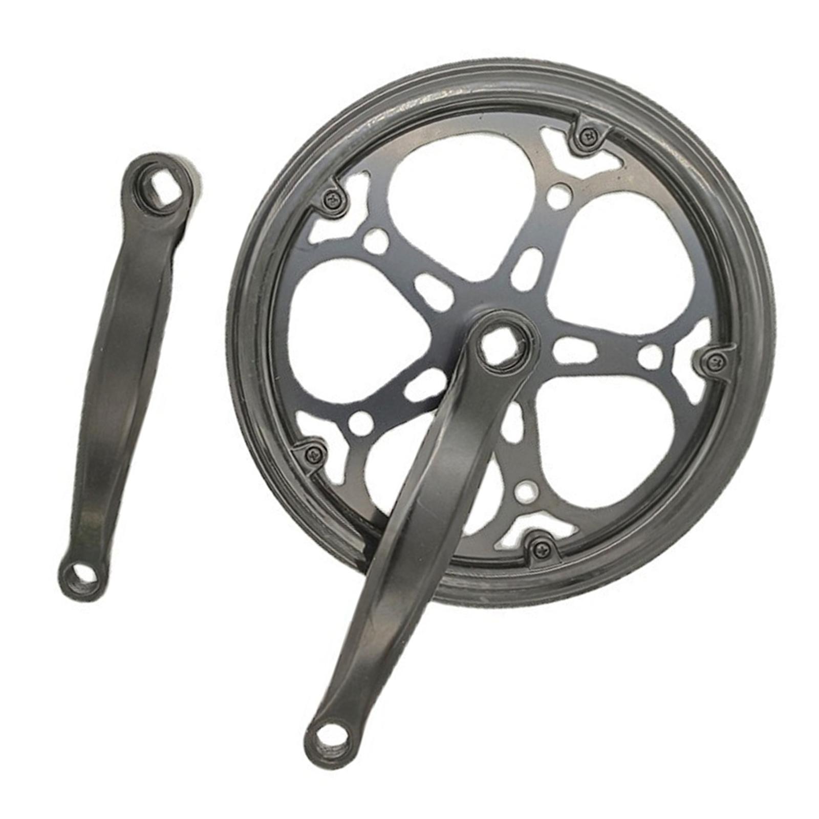 

Двойная цепь колеса цепи защиты замена для горного велосипеда складной велосипед 170 мм велосипед шатуны 52T велосипеды шатуны