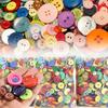 90/180/400 Stück Bunte Runde Kleine Knöpfe Bastelbedarf Nähen Kleidung DIY Malzubehör XJM