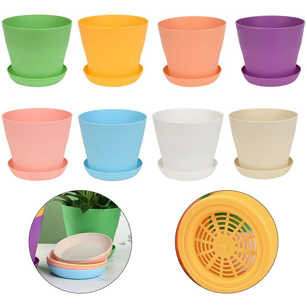 Green Potted Plants Plant Pots Height 11.5cm Lower Diameter 9.8cm