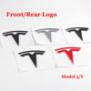 AMG1 Font Tesla logo Model 3/Y Styling Car Front Hood Badge Stickers Rear Trunk Emblem Accessories Auto Replacement Decoration Decals