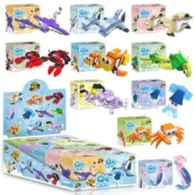 Esperto Creativo Mini Insetti Modello Animale Blocco Costruttivo Mattoncini Farfalla Modello Educativo Kit 10 in 1 Giocattolo Regalo di Compleanno per Bambini